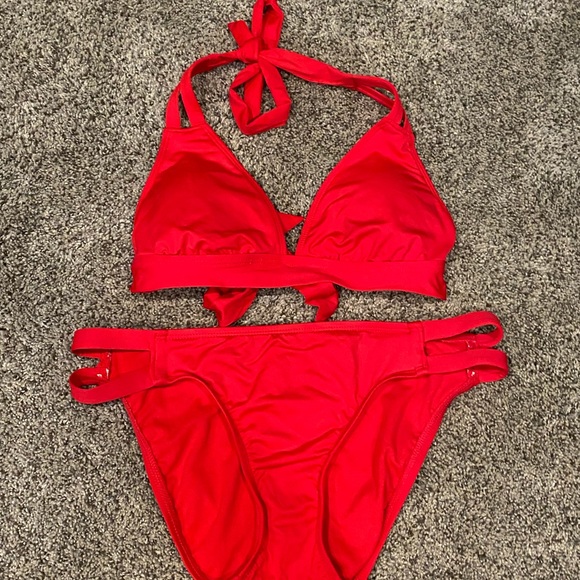 Mossimo Supply Co. Other - Red Two Piece Bikini Swim Suit